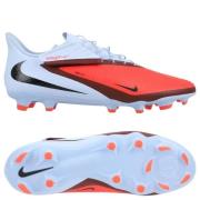Nike Phantom 6 Academy Low Cut MG EasyOn Scary Good - Lyse lilla/Rød