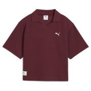 PUMA CLASS Relaxed Pinnacle Polo Tee Ruby Shimmer
