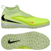 Nike Phantom 6 Academy High Cut TF Max Voltage - Gønn/Svart/Hyper Crim...
