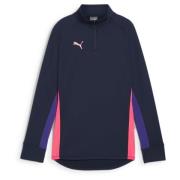 PUMA Treningsskjorte IndividualBlaze 1/4 glidelås - Club Navy/Mørk ame...