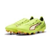 PUMA Ultra 6 Match FG/AG Unleashed - Gul/PUMA Svart/Glødende rød/Lime ...