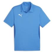 PUMA Polo teamGOAL - Electric Blue Lemonade/PUMA White