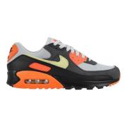 Nike Sneaker Air Max 90 - Grå/Gønn/Hyper Crimson