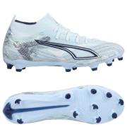 PUMA Ultra 6 Match + FG/AG Dreamrush - Isblå/PUMA White/Blue Jewel Kvi...