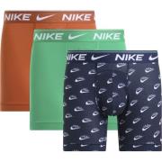 Nike Boxer Ultra Comfort Dri-FIT 3-Pakke - Blå/Grønn/Oransje