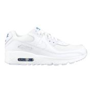 Nike Sneaker Air Max 90 Mesh - Hvit/Blue Crystal Barn