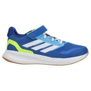 adidas Løpesko Runfalcon 5 - Blå/Fottøy Hvit/Sitron Barn